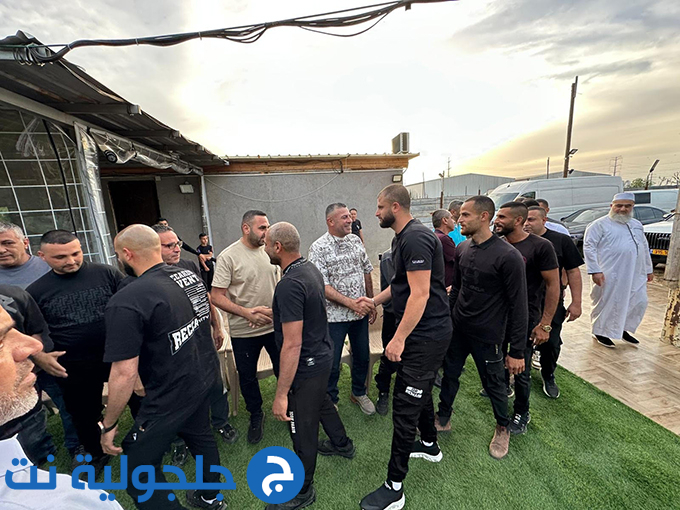 عقد راية الصلح بين أبناء عائلة جابر وأبناء داوود\حسنين